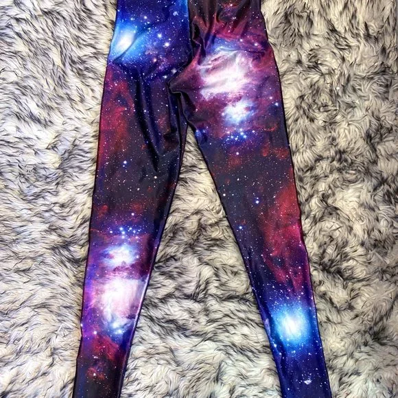 Blackmilk Purple Galaxy Leggings - M - Picture 5 of 5